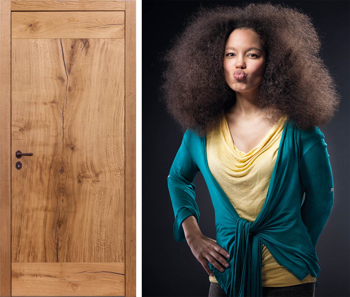 UNIKAT – Eiche astig, gebürstet und geölt