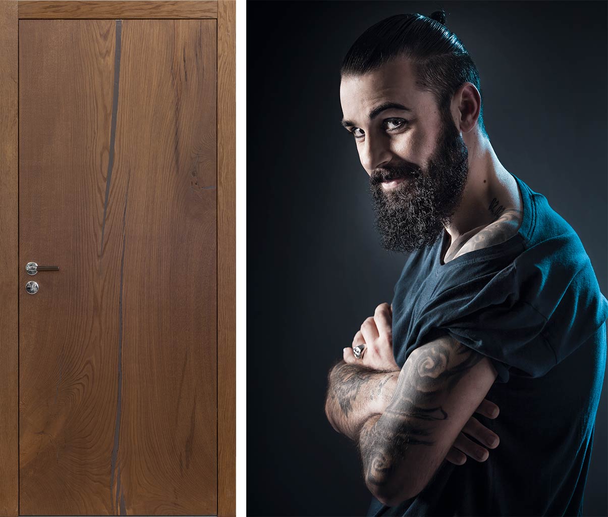 UNIKAT – Eiche geräuchert, gebürstet und geölt